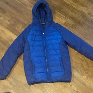Kids Blue Hooded Jacket